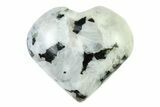 1.6" Polished Rainbow Moonstone Hearts  - Photo 2